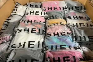 Productos empacados listos para envío, ejemplo de como comprar en Shein desde casa